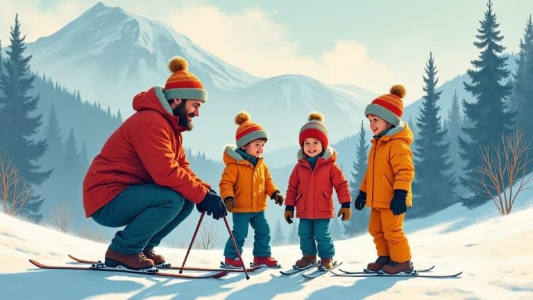 Comment préparer ses enfants pour une première expérience au ski