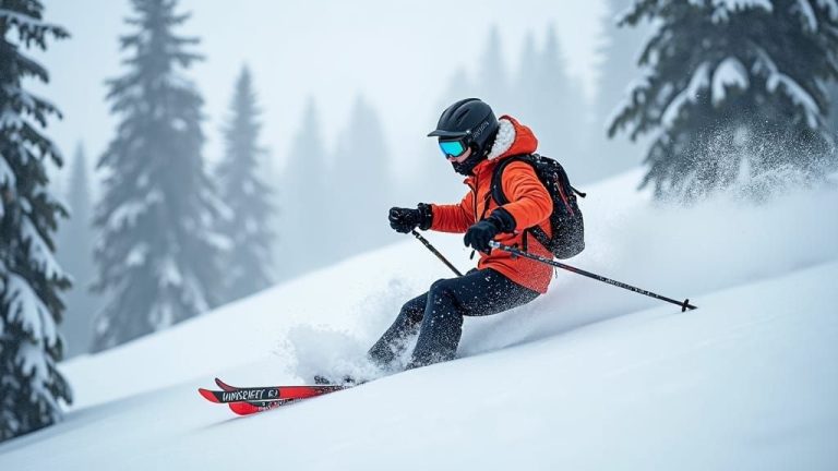 Les meilleures techniques pour skier en poudreuse